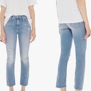 Mother Sz 32 Dazzler Ankle Fray Jeans